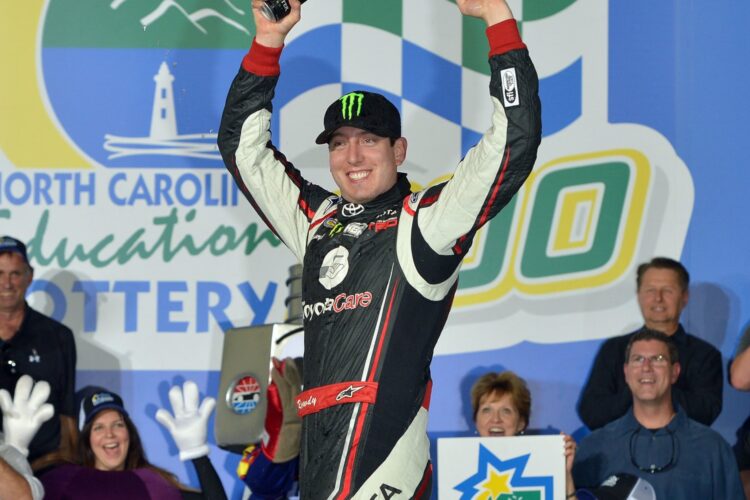 Busch rallies to win truck race in Charlotte