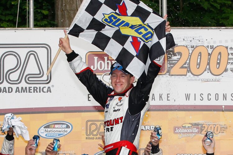 Allmendinger wins Nationwide race at Road America