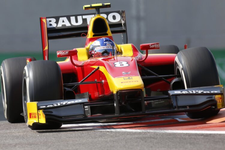 Leimer leads the way in GP2 practice, Rossi 4th