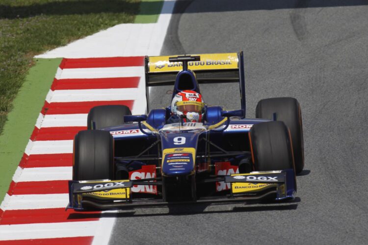 Felipe Nasr leads Barcelona GP2 free practice