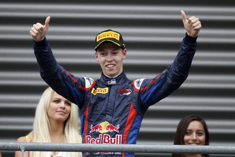 Kvyat clinches maiden GP3 win, Daly 2nd