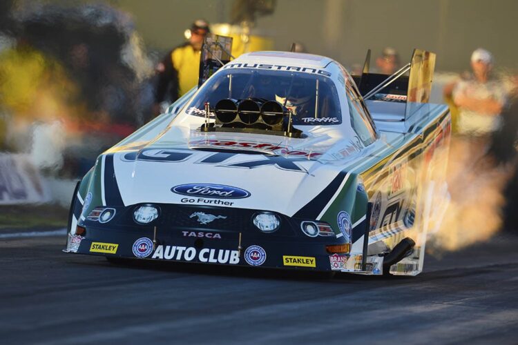 John Force goes No. 1 in Pomona