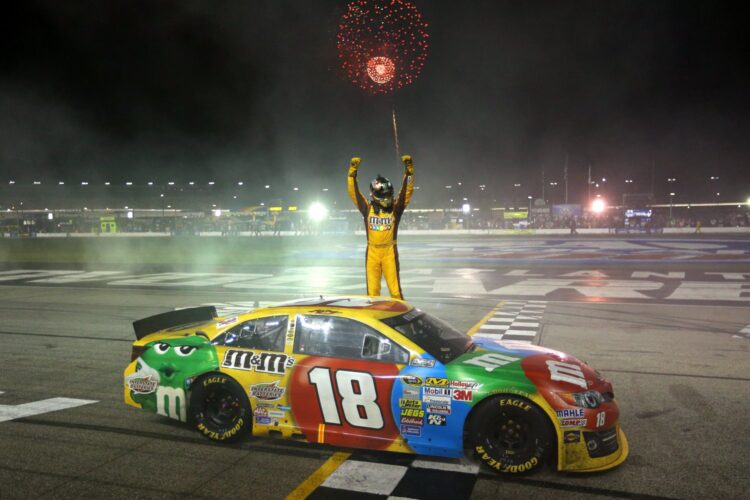 Kyle Busch holds off Logano at Atlanta