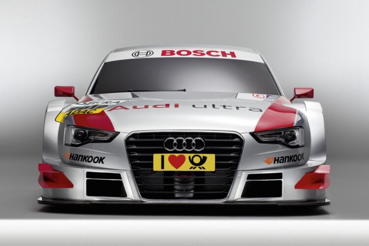 Hide-and-seek game is over: the new Audi A5 DTM