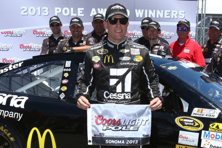 McMurray wins Coors Light pole at Sonoma