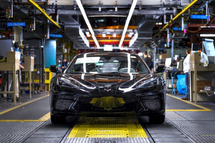 First 2020 Chevrolet Corvette finally Rolls off the Line