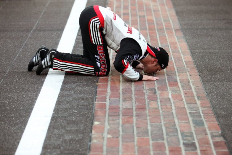 Keselowski seizes inaugural victory at Indy