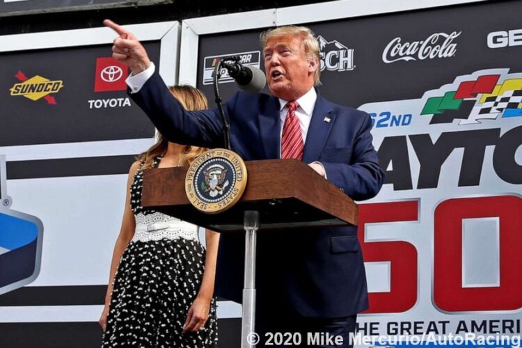 Trump drives Daytona 500 viewership (and TV Rating) to 5-year high (Update)