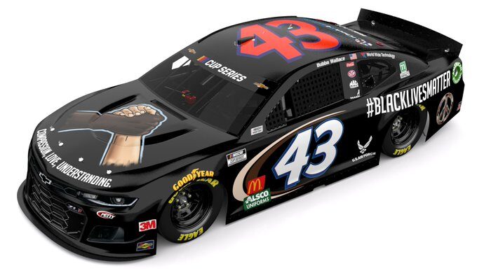 NASCAR’s Bubba Wallace to Race with #BlackLivesMatter Paint Scheme