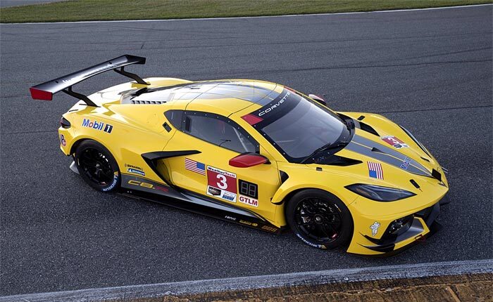 First Look at Corvette Racing’s No. 3 C8.R in Yellow/Silver Livery