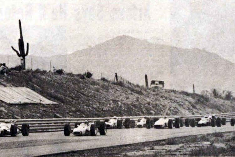 Mario bests Parnelli at the 1966 Bobby Ball Memorial race