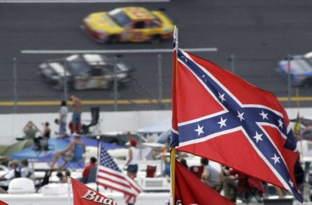 NASCAR fans stand up for their confederate flag