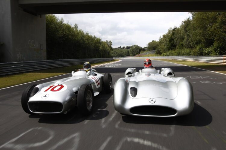 Rosberg and Schumacher to drive classic and modern Silver Arrows