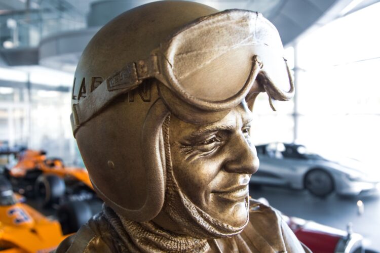 McLaren team honors founder Bruce McLaren