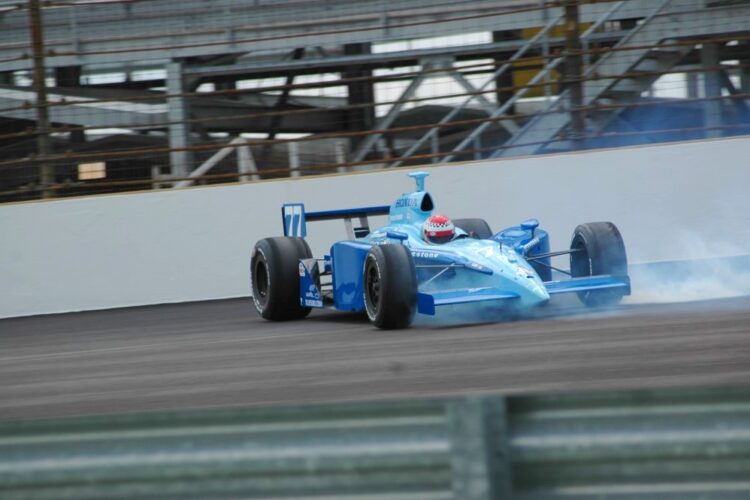 Gregoire breaks back at Indy Speedway