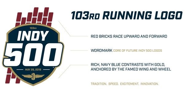 Dynamic 103rd Indy 500 Logo Is Debut of New System To Create Consistent Branding