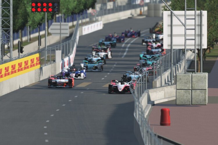 Wehrlein wins 2nd straight Formula E eRace