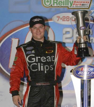 Leffler Scores First NASCAR Busch win for Toyota