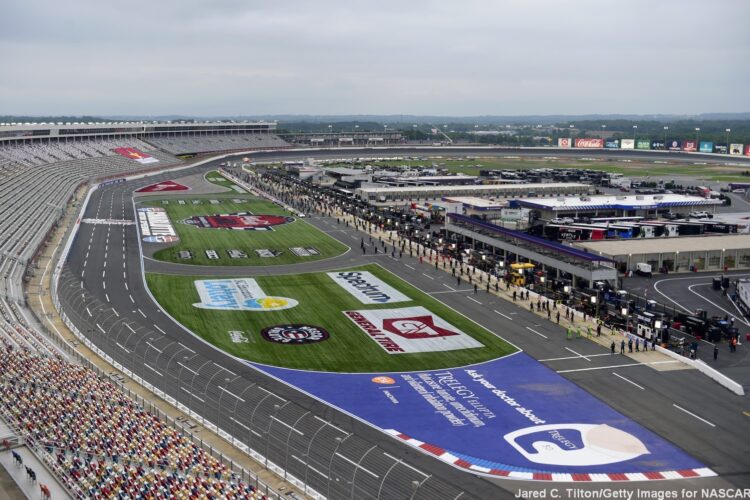 Rain postpones  Alsco Uniforms 500 at Charlotte