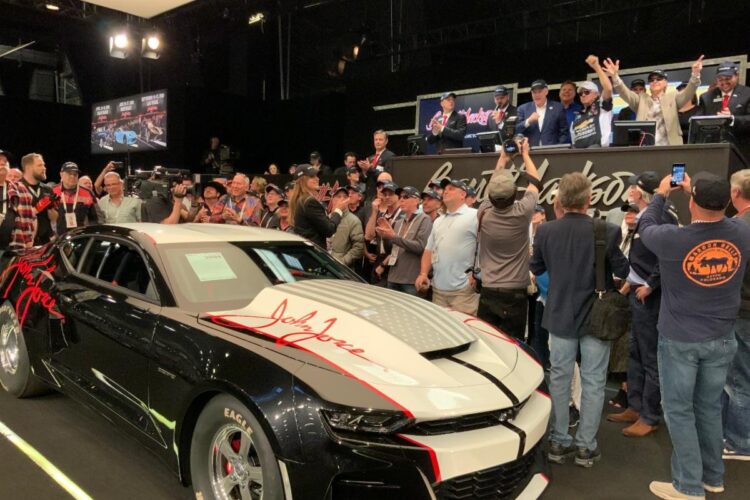 John Force edition 2020 COPO Camaro auctioned for $600,000