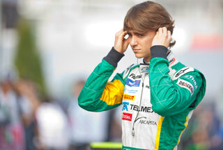 Esteban Gutierrez in Abu Dhabi for the GP2 Special event