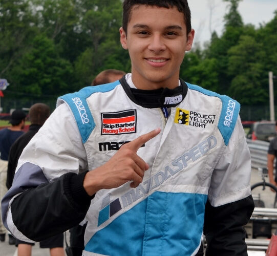 MAZDASPEED Scholarship Winner Gabin Joins Team Pelfrey for USF2000