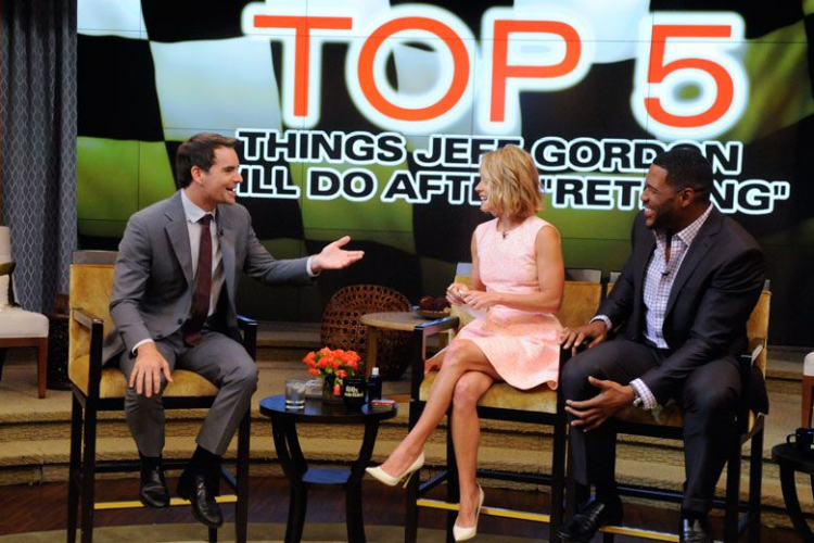 Live With Kelly and… Jeff Gordon?