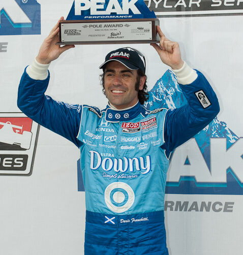 Franchitti wins pole for Milwaukee 225