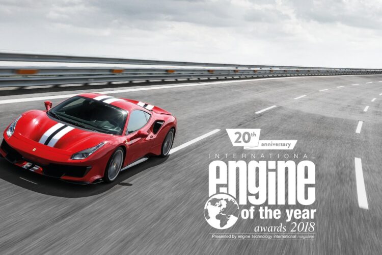 Ferrari 3.9-liter V8 voted best engine in last 20 years