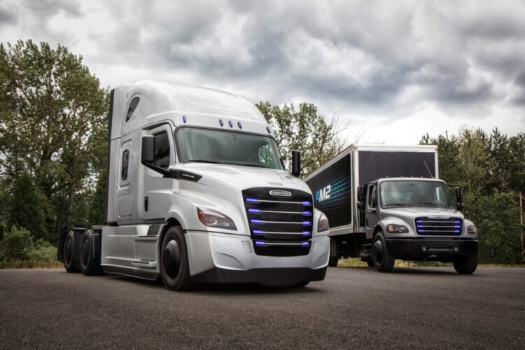 Penske & NFI To Begin Tests of Electric Freightliner