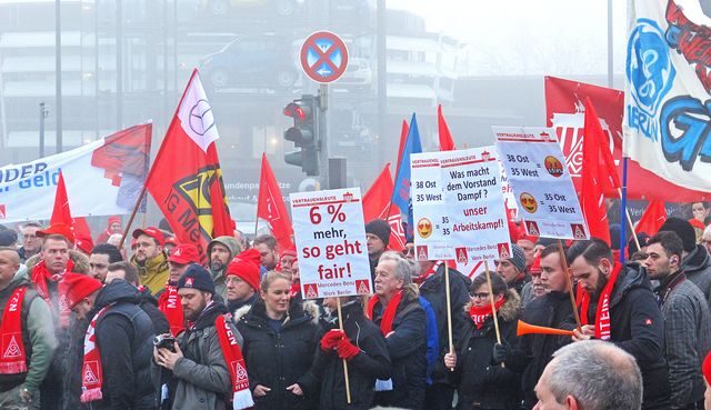 Audi And BMW Workers Strike In Germany