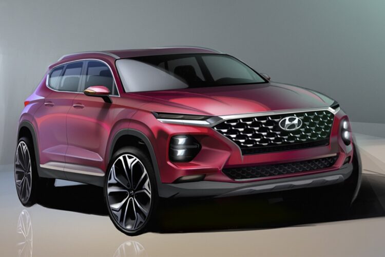 Hyundai Motor Unveils First Rendering Of The Santa Fe