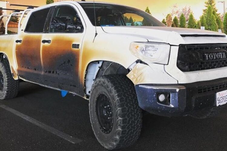 Toyota USA To Replace Heroic Nurse’s Charred Tundra