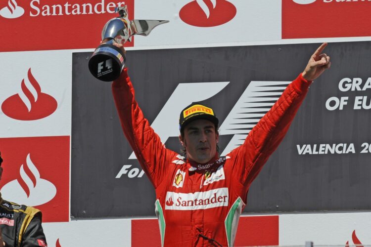 Alonso wins in Valencia to the delight of Spaniards