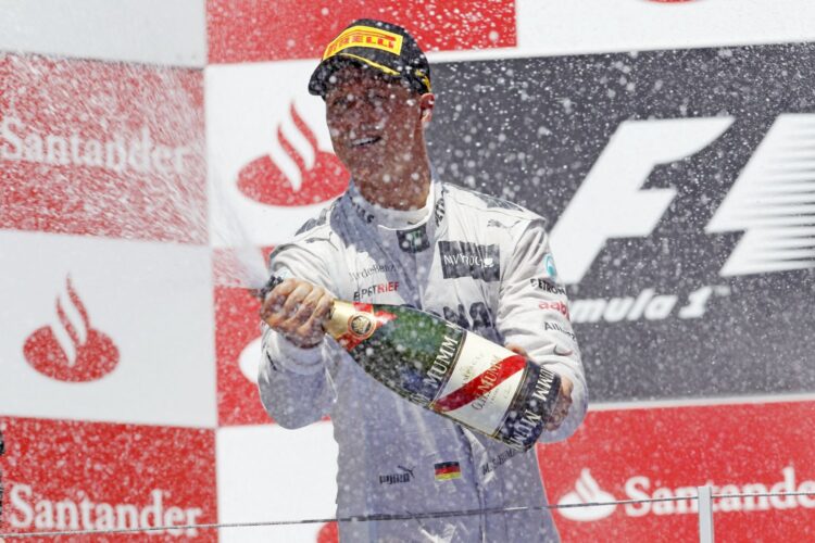 DRS slip could cost Schumacher Valencia podium