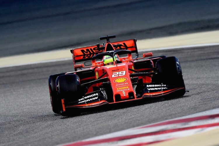 Bahrain F1 Test – Tuesday: Verstappen nips Schumacher