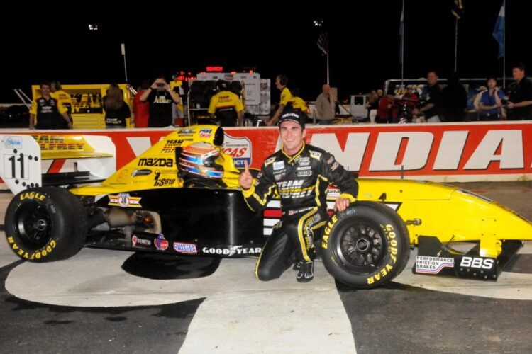 De Phillippi Wins Star Mazda Round 3 at the Night Before the 500