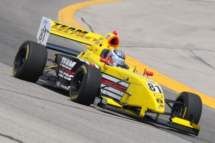 Andries on Star Mazda Pole at Milwaukee