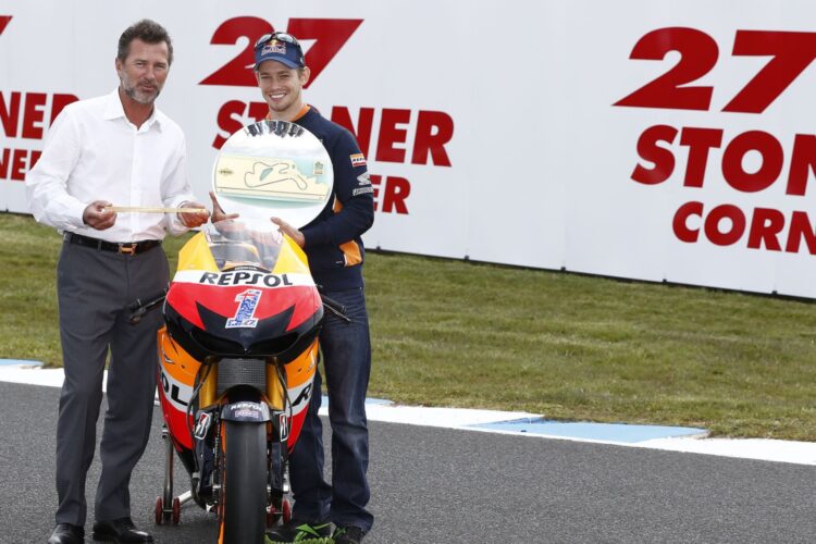 Casey Stoner – Honored at ‘Stoner Corner’