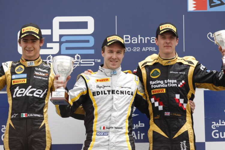 Valsecchi wins dramatic Sprint Race in Bahrain