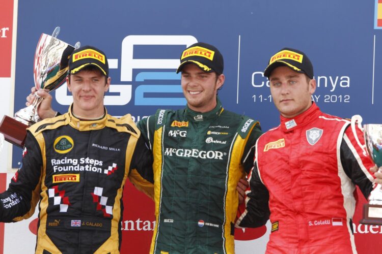 Van der Garde flies to feature victory