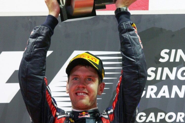 Vettel dominates Singapore Grand Prix