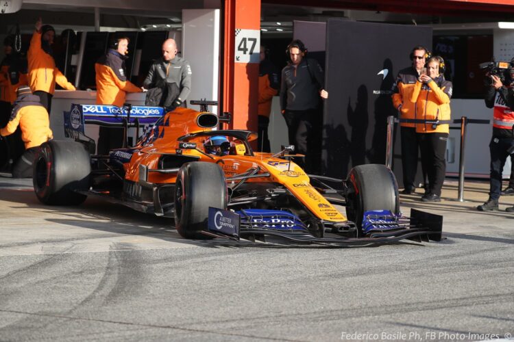 Fire hits McLaren F1 garage