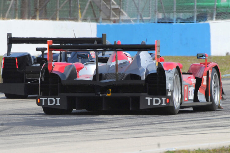 Dumas and Audi top opening Sebring practice