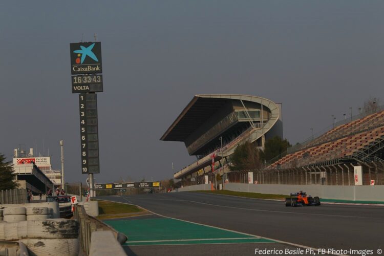 Barcelona Test 2 Day 2: Lunch Break Times