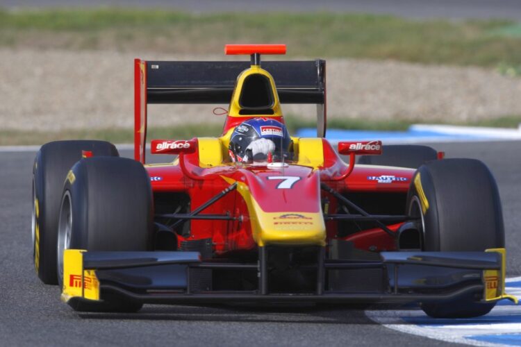 Fabio Leimer tops GP2 Day 1 test