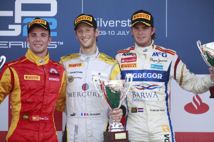 Grosjean sprints to Silverstone GP2 victory