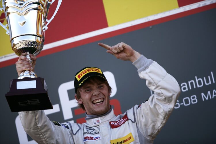 Melker wins GP3 race at Spa