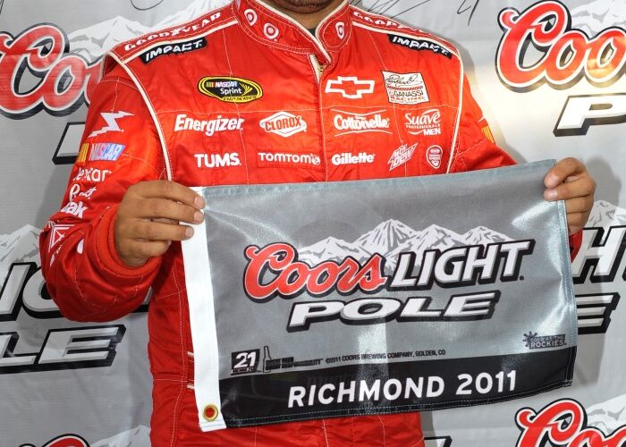 Montoya wins pole for Cup race at Richmond