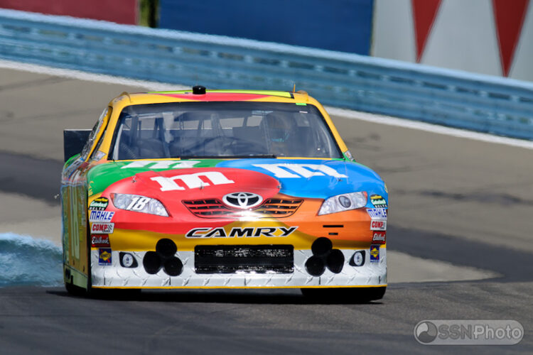 Busch storms to first pole at Watkins Glen